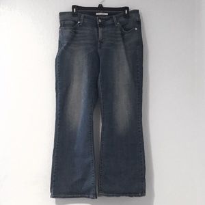 Levi 529 Curvy Bootcut Mid Wash Jeans